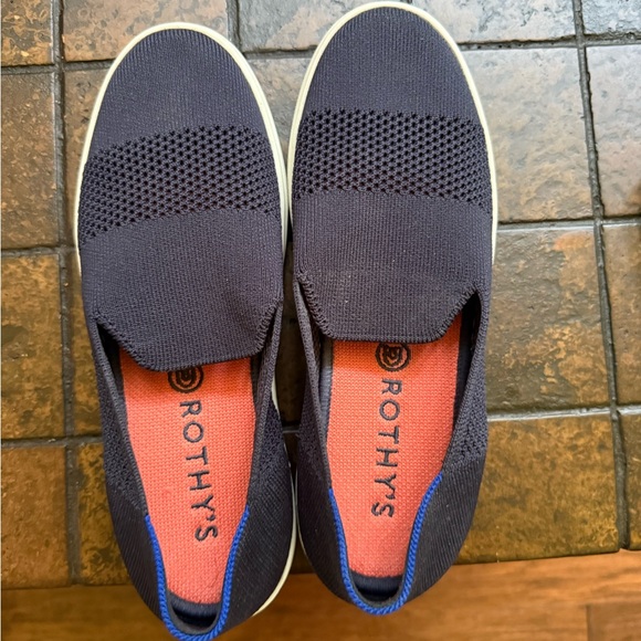 Rothy's Navy Blue Sneakers - Picture 1 of 1